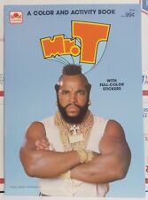 Vtg 1984 NOS Mr. T Activity & Coloring Book With Stickers New Unused picture