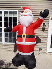 Home Accents Holiday Christmas LED Inflatable 9ft. Santa Claus Yard Decor picture