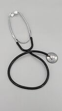 Vintage Medical Doctors Black Rubber Metal Stethoscope Works picture