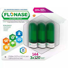 FLONASE Allergy Relief Nasal Spray 144 sprays per bottle, 3 count picture