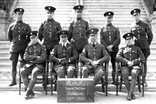 Qqy-1 Military, Officer Group, RAF Signal Section, Shanghai 1927-1928. Photo picture