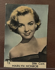 1950's MARILYN MONROE ROOKIE CARD ULTRA RARE NO GRADED EXAMPLES picture