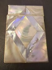 Antique mother of pearl Calling card case AS-IS picture