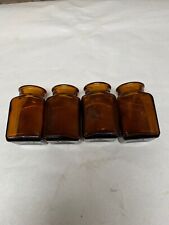 VINTAGE RAILROAD MILLS SNUFF BOTTLE Helme TOBACCO CO.  Lot Of 4 picture