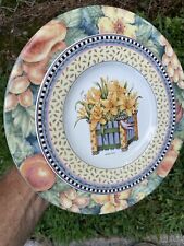 Debbie Mumm Tiger Lilly Tiered Plates Pedestal Display Bid 4 CHARITY ❤️blt39j5 picture