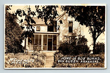 RPPC Postcard Van Buren AR Arkansas Home of Bob Burns McCann Photo DOPS picture