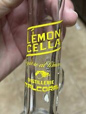 Nice Tall Handled Lemon Cella Distillerie Italcoral Minty Glass Shot Glass Rare picture