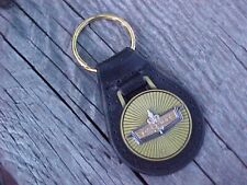 CHEVY CAPRICE ANTIQUE GOLD LEATHER KEY FOB VINTAGE NOS CUSTOM-MADE TOP-QUALITY picture