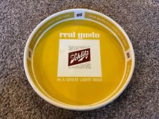 Vintage 1965 Schlitz Traditional Color Beer Tray Real Gusto In Great Light Beer picture