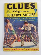 Clues Detective Stories Pulp Magazine April 1932 