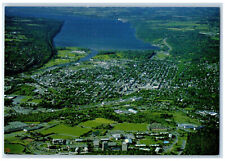 c1960's Aerial View Southern End of Cayuga Lake Ithaca New York NY Postcard picture