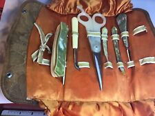 Vintage Partial Grooming Set 1940's Missing Piece Whal Scissor picture