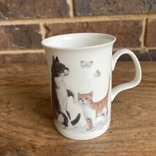VTG Roy Kirkman 1989 Cat Lovers Coffee Tea Cup Mug Bone China England picture