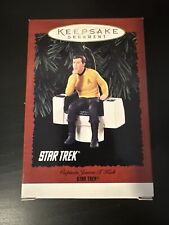 New in Box 1995 Hallmark Keepsake Ornament Captain James Kirk Star Trek picture