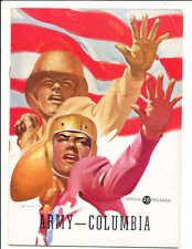 10/16 1943 Army vs Columbia Football program bx7 picture
