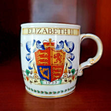 Queen Elizabeth II Coronation Mug 1953 Foley Bone China Perfect picture