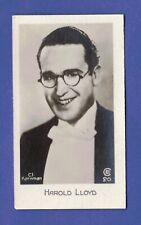 Harold Lloyd 1932 #20 C&T Bridgewater Film Stars Mini-Card picture
