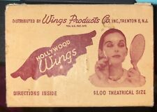 Vintage 1940’s Beauty Accessories Hollywood Wings Theatrical Size picture