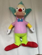 Toy Factory The Simpsons Krusty the Clown Plush Stuffed Animal Doll 2016 16” picture