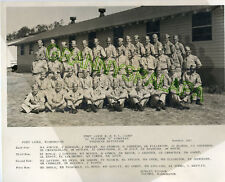 1951 Fort Lewis R.O.T.C. Camp Photo-8x10-1st Platoon-Morley Studio-Tacoma WA picture