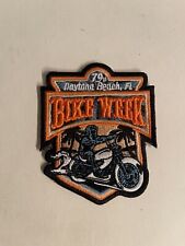 2020 Daytona Beach 79th Annual Bike Week Motorcycle Patch picture