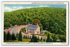 c1930's Grad View Point On Lincoln Highway Bedford Pennsylvania PA Postcard picture