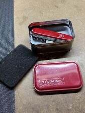 Victorinox 14 function Swiss Army Knife Red Climber In Tin NOS picture