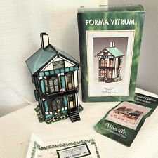 Forma Vitrum Stained Glass Lighted Roofers Roost House Bill Job Woodland Village picture