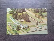 Vintage Color Postcard Clark's Motel Aerial View c1960 Geneva New York Rochester picture