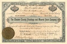 Chester County Plumbago and Mineral Paint Co. - General Stocks picture