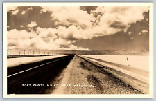 RPPC Vintage Postcard - Salt Flats U.S 40 near Wendover - Real Photo picture