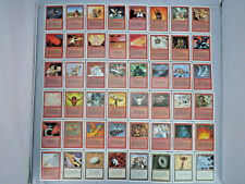 MTG Revised 3rd Ed. Red/Artifact Cards Collection x48 (NM/LP) Magic Gathering picture