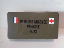Clean Vintage French First Vehicle Emergency First Aid Kit  picture