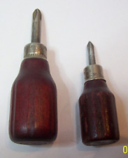 vtg Western Auto stubby Phillips screwdrivers # 1  &  #2 picture