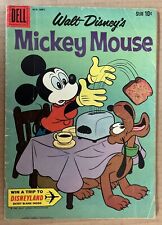 WALT DISNEY’S MICKEY MOUSE #73 (1960) Dell; Vintage Mickey, Li’l Bad Wolf; Good picture
