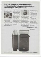 Eltron 770 Shaver Made By Braun, A.G. 1978 Old Vintage Print Advertisement picture