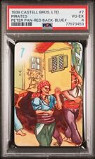 1939 CASTELL BROS. LTD. PETER PAN PIRATES RED BACK PSA GRADED RARE CARD picture