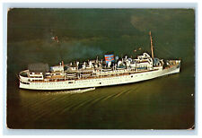 1955 SS Evangeline Cruises from Miami West Indies Carribean & S America Postcard picture