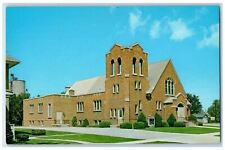 c1960's Salem Evangelical United Brethren Church, Pigeon, Michigan MI Postcard picture