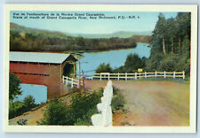 New Richmond Canada Postcard Scene at Mouth of Grand Cascapedia River c1930's picture