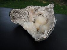 696g Natural Apophyllites and Galena On Chalcedony Mineral Specimen - India picture