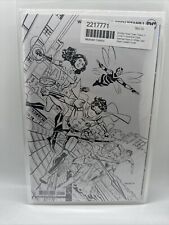 WORLDS FINEST TEEN TITANS #1 1:100 Ratio Variant Black & White Cover H Dc picture