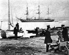 New 8x10 Civil War Photo: U.S Frigate PENSACOLA off Alexandria Coast - 1861 picture