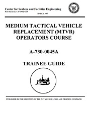 202 Page MEDIUM TACTICAL VEHICLE REPLACEMENT (MTVR) OPERATORS COURSE on Data CD picture