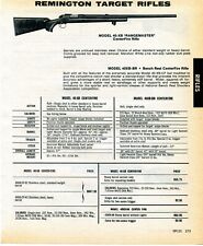 1984 Print Ad of Remington Model 40XR 40XC 540XR 40XB 40XB-BR Target Rifle picture