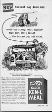 1958 Vintage Ad Ken-L-Meal Dog Food Hunter and Hunting Dog  picture
