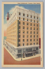 Postcard New Jersey Trenton Hotel Hildebrecht Linen Unposted B004 picture