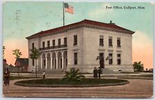 Postcard MS Gulfport Mississippi Post Office c1913 MS14 picture