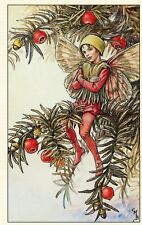 The Yew Fairy, Flower Fairies of the Autumn by Cicely Mary Barker --POSTCARD picture