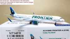Aeroclassics 1/400 Frontier A320 neo N714FR Bear Diecast metal plane PP5 picture